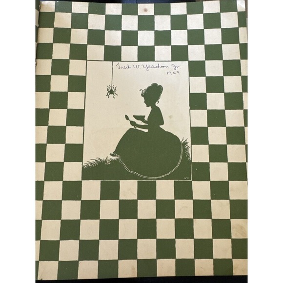 SOLDVintage 1916 The Real Mother Goose 1928  Antique Edition LARGE Hardcover - Picture 4 of 11